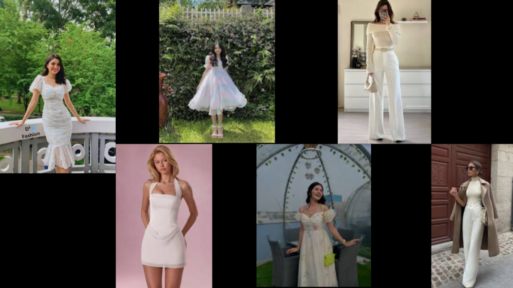 white dress for women